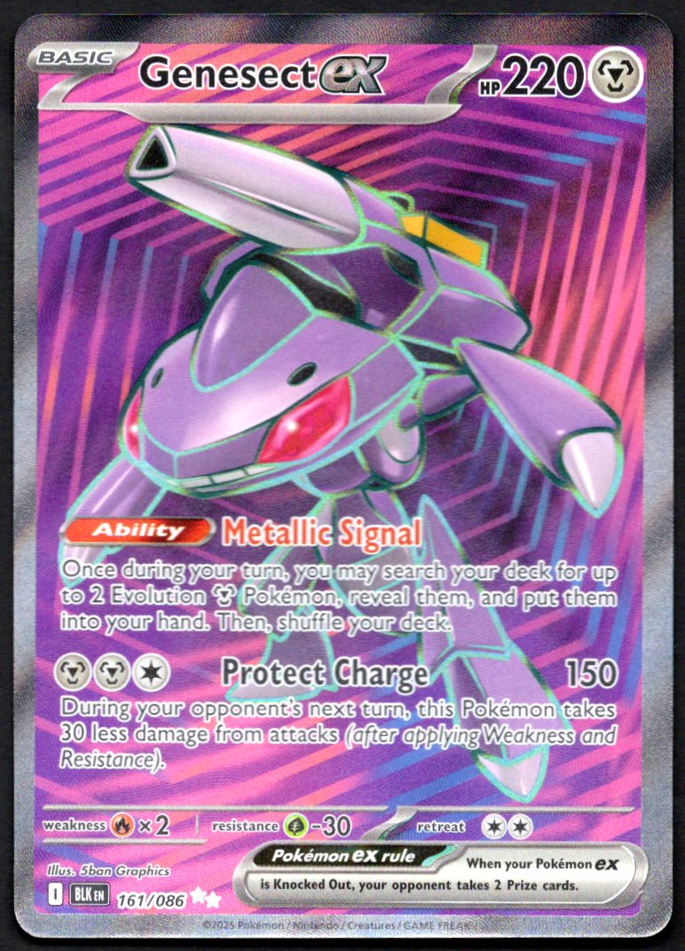 Genesect EX #161/086 Black Bolt