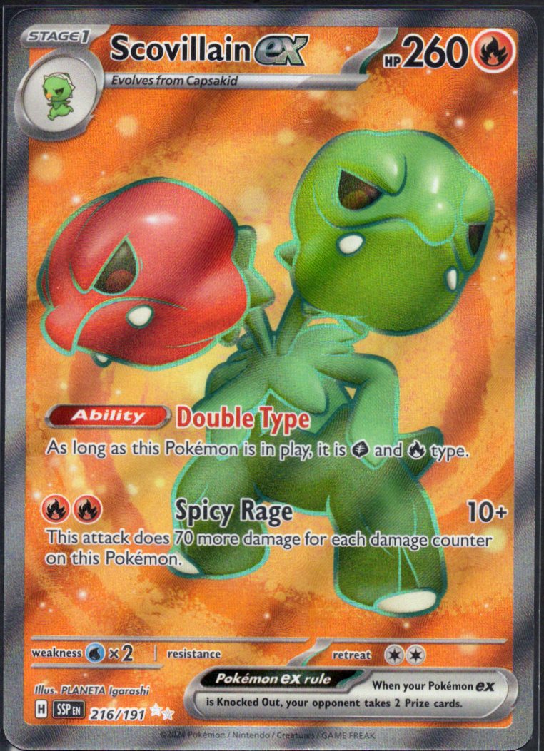 Scovillain EX #216/191 Surging Sparks