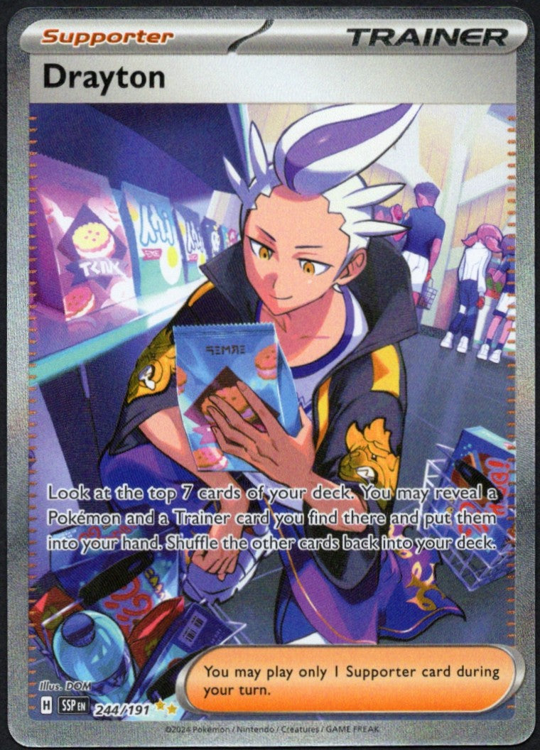 Drayton #244/191 Surging Sparks