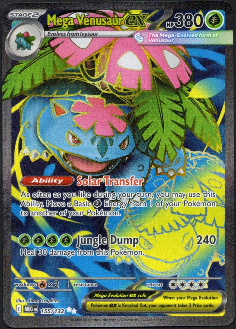 Mega Venusaur EX #155/132 Mega Evolution