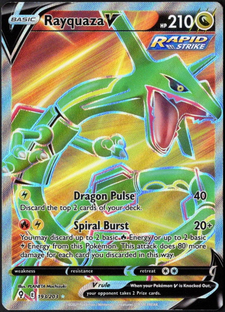 Rayquaza V #193/203 Evolving Skies