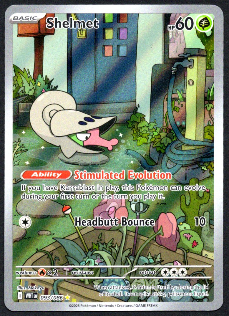 Shelmet #093/086 White Flares